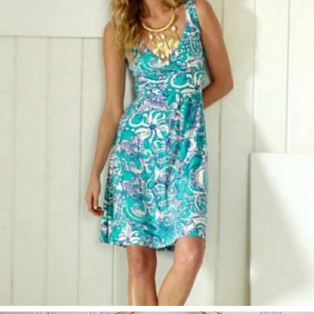 Lilly Pulitzer Shianne Dress in Montauk Seafoam Size XS